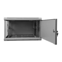 Шкаф телекоммуникационный настенный 6U, 600х600х370 (ШхГхВ) (металлическая дверь)