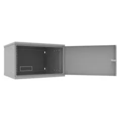 Шкаф телекоммуникационный настенный 6U, 523х450х332мм серия LITE (металлическая дверь)