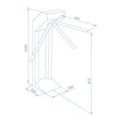 Турникет-трипод PERCo-T-5
