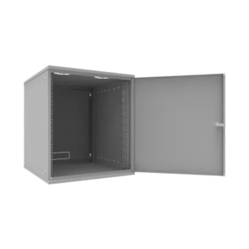 Шкаф телекоммуникационный настенный 12U, 523х600х599мм серия LITE (металлическая дверь)