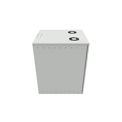 Шкаф телекоммуникационный настенный 15U, 523х600х732мм серия LITE (металлическая дверь)