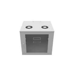 Шкаф телекоммуникационный настенный 9U, 523х600х465мм серия LITE (стеклянная дверь)