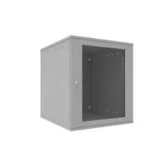 Шкаф телекоммуникационный настенный 12U, 523х600х599мм серия LITE (стеклянная дверь)