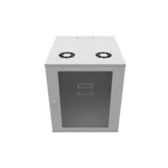 Шкаф телекоммуникационный настенный 12U, 523х600х599мм серия LITE (стеклянная дверь)