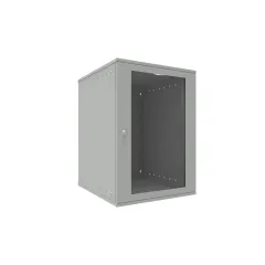 Шкаф телекоммуникационный настенный 18U, 523х600х866мм серия LITE (стеклянная дверь)