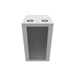 Шкаф телекоммуникационный настенный 18U, 523х600х866мм серия LITE (стеклянная дверь)