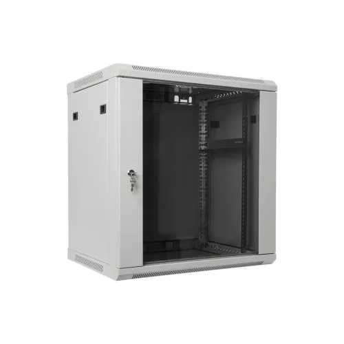 Шкаф телекоммуникационный настенный 12U, 600х450х635 (ШхГхВ)