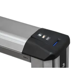 Электронная проходная с автоматическими преграждающими планками "Антипаника" и встроенным картоприемником для карт EMM/HID