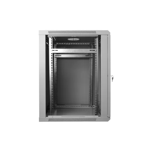 Шкаф телекоммуникационный настенный 15U, 600х600х770 (ШхГхВ) (металлическая дверь)