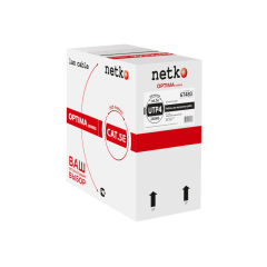 Кабель UTP4 cat.5e, одножильный, 305м, CCA,серый.