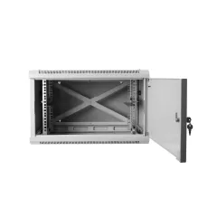 Шкаф телекоммуникационный настенный 6U, 600х550х370мм двухсекционный