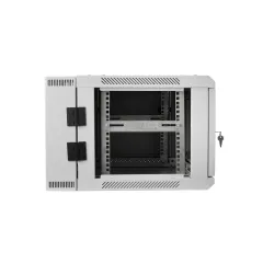 Шкаф телекоммуникационный настенный 6U, 600х550х370мм двухсекционный