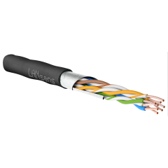 Кабель витая пара LANsens FTP, 4 пары Cat.5e, PE, outdoor, 305м