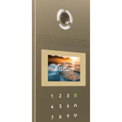 Вызывная панель IP-домофона BAS-IP AA-12FB GOLD