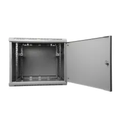 Шкаф телекоммуникационный настенный 9U, 600х600х500 (ШхГхВ) (металлическая дверь)