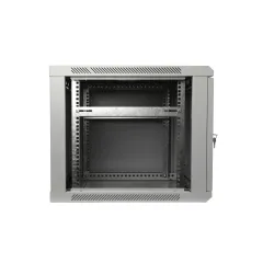 Шкаф телекоммуникационный настенный 9U, 600х600х500 (ШхГхВ) (металлическая дверь)