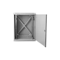 Шкаф телекоммуникационный настенный 15U, 600х550х770мм двухсекционный