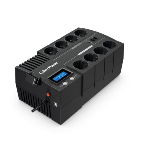 ИБП UPS Line-Interactive CyberPower BR1200ELCD 1200VA/720W USB/RJ11/45 (4+4 EURO)