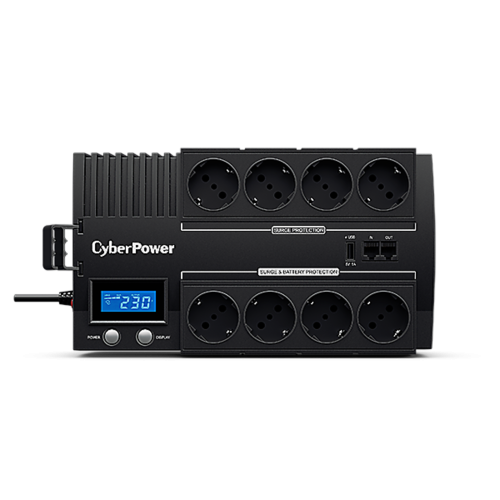 ИБП UPS Line-Interactive CyberPower BR1200ELCD 1200VA/720W USB/RJ11/45 (4+4 EURO)