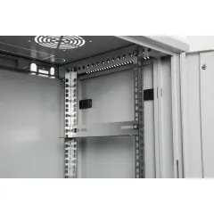 Шкаф телекоммуникационный настенный 12U, 600х450х635 (ШхГхВ) (металлическая дверь)