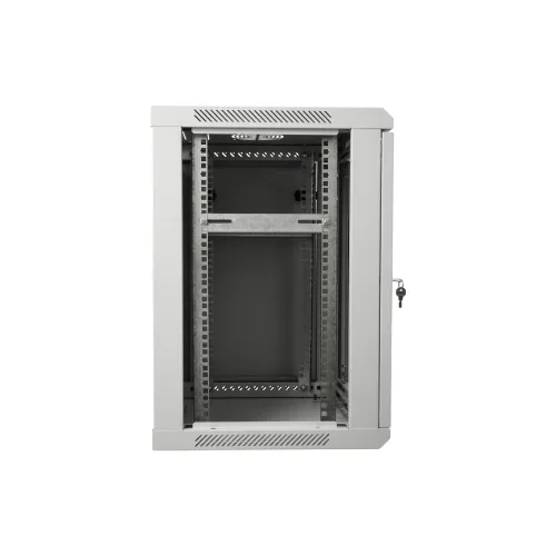 Шкаф телекоммуникационный настенный 12U, 600х450х635 (ШхГхВ) (металлическая дверь)