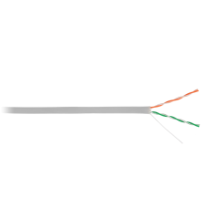 Кабель ULAN U/UTP 2 пары, Кат.5, внутренний, PVC, одножильный, 100МГц, серый, 305м