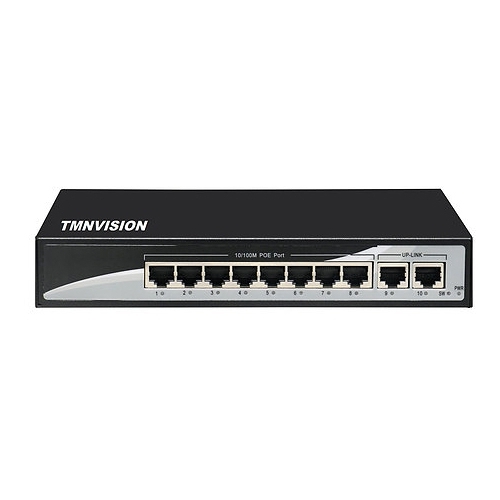 Коммутатор Tmnvision TM-7008E-2/1000 Light PoE, 250м