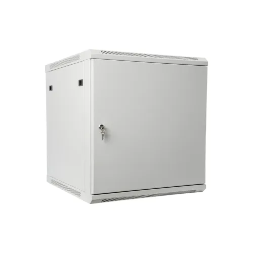 Шкаф телекоммуникационный настенный 12U, 600х600х635 (ШхГхВ) (металлическая дверь)