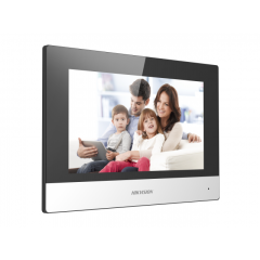 Hikvision домофония DS-KH6320-WTE1 Видеодомофон IP 7"" сенсорный дисплей 1024х600, Wi-Fi модуль, набор тревожных интерфейсов, слот под карту до 32Гб, PoE IEEE802.3af