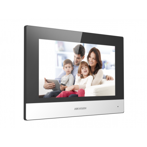 Hikvision домофония DS-KH6320-WTE1 Видеодомофон IP 7"" сенсорный дисплей 1024х600, Wi-Fi модуль, набор тревожных интерфейсов, слот под карту до 32Гб, PoE IEEE802.3af