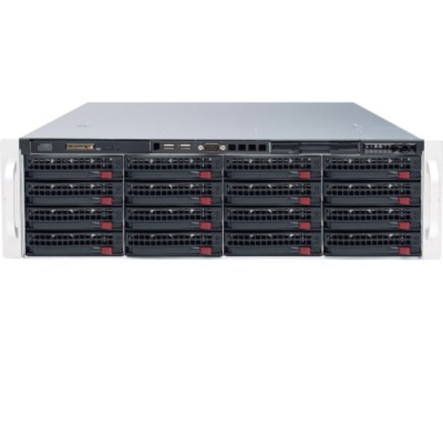 Видеосервер Линия NVR-128 Linux SuperStorage. Количество каналов: видео - 128, аудио - 128; до 16 HDD