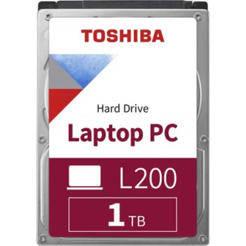 Жесткий диск Toshiba SATA-III 1Tb HDWL110UZSVA Notebook L200 Slim (5400rpm) 128Mb 2.5"