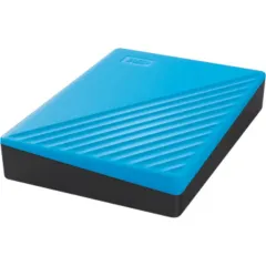 Жесткий диск WD USB 3.0 4Tb WDBPKJ0040BBL-WESN My Passport 2.5" голубой