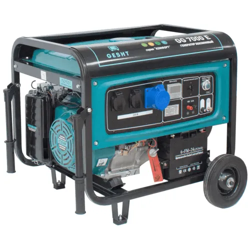Бензогенератор GESHT GG7000E