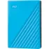 Жесткий диск WD USB 3.0 2Tb WDBYVG0020BBL-WESN My Passport 2.5" голубой
