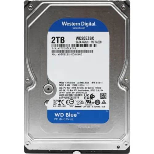 Жесткий диск WD SATA-III 2Tb WD20EZBX Desktop Blue (7200rpm) 256Mb 3.5"