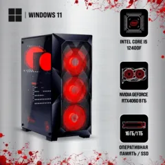 ПК Bloody BD-PC CH61C1 MT i5 12400F (2.5) 16Gb SSD1Tb RTX4060 8Gb Windows 11 Home 64 GbitEth 500W