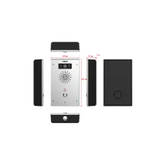 Fanvil i16V домофон, накладной, внешний, HD камера, IP65, IK10