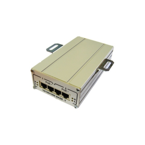 2-портовый инжектор РоЕ+(HighPoE) 802.3at FSE-2G+ для питания двух видеокамер РоЕ+ (30 Вт) или одной PTZ-видеокамеры РоЕ+ (60 Вт)