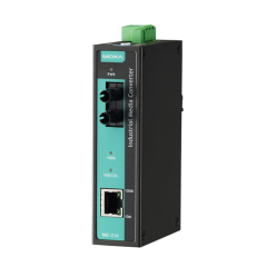 IMC-21A-M-ST Медиаконвертер Ethernet 10/100BaseTX в 100BaseFX (многомодовое оптоволокно) в металлическом корпусе MOXA