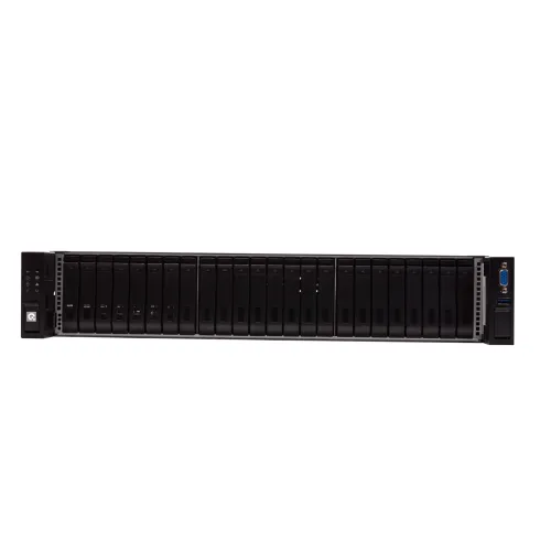 Серверная платформа Аквариус T50 D224CF, 2U, до двух процессоров Intel Xeon Scalable Gen 2, DDR4, 24x2.5", 1x1000Base-T, резервируемый БП