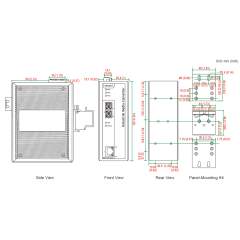 Медиаконвертер Ethernet 10/100BaseTX в 100BaseFX (одномодовое оптоволокно) в металлическом корпусе с расширенным диапазоном температур MOXA