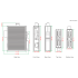 Медиаконвертер Ethernet 10/100BaseTX в 100BaseFX (многомодовое оптоволокно) в пластиковом корпусе MOXA