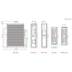 Медиаконвертер IMC-21-M-SC Ethernet 10/100BaseTX в 100BaseFX, многомод MOXA