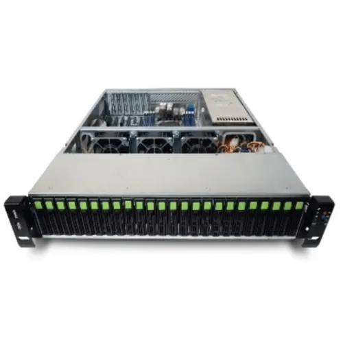 Серверная платформа Rikor 2U RP6224-AB25-800HS, до двух процессоров Intel Xeon Scalable, DDR4, 24x2.5" HDD, 2x1000Base-T, резервируемый БП