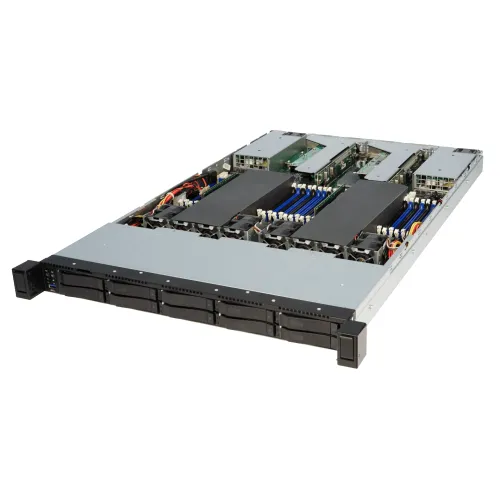 Серверная платформа Аквариус T50 D110CF, 1U, до двух процессоров Intel Xeon Scalable Gen 2, DDR4, 10x2.5", 2xM.2, 1x1000Base-T, резервируемый БП