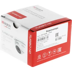 Камера видеонаблюдения аналоговая HiWatch DS-T203(B) 2.8-2.8мм HD-CVI HD-TVI цв. корп.:белый (DS-T203(B) (2.8 MM))
