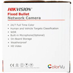 Камера видеонаблюдения IP Hikvision DS-2CD2047G2-LU(C)(4MM) 4-4мм цв. корп.:белый