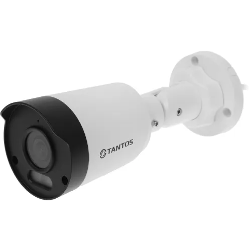 Камера видеонаблюдения IP Tantos TSi-Peco25FP 2.8-2.8мм цв. корп.:белый/черный (00-00122951)