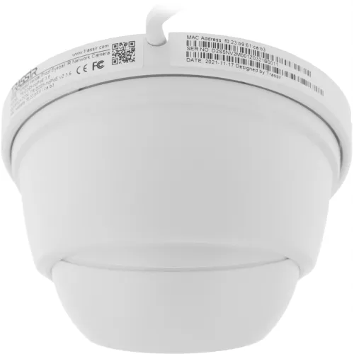 Камера видеонаблюдения IP Trassir TR-D2S5-noPoE v2 3.6-3.6мм цв. корп.:белый